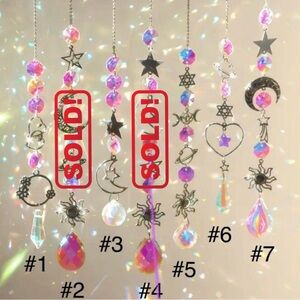 ✨BUY NOW Crystal Sun Catchers Wind Chimes✨ PICK ONE✨